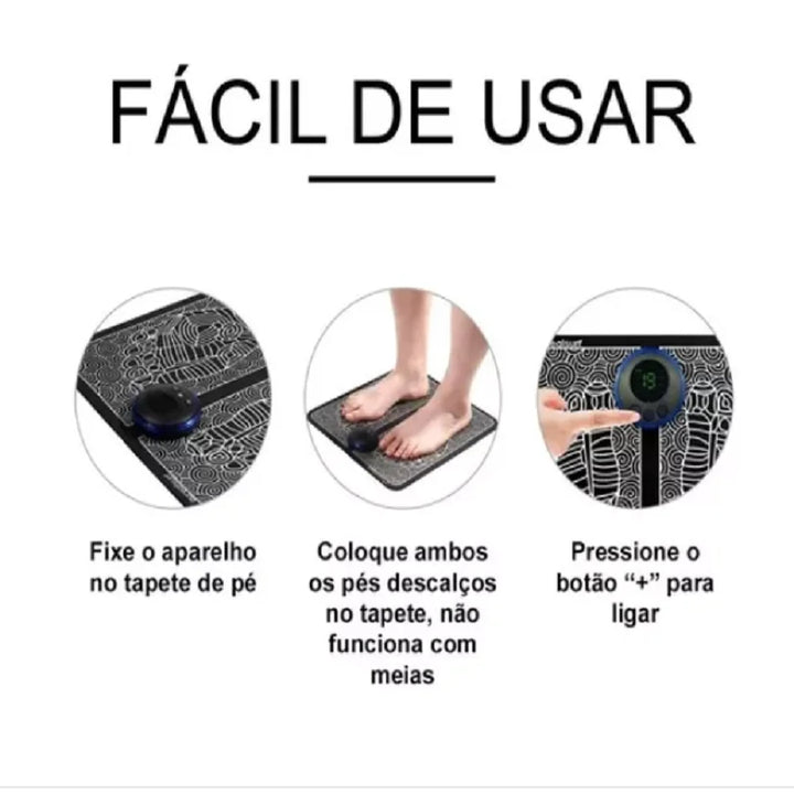 Massageador Elétrico de Pés Portátil