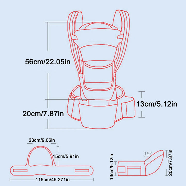 Canguru Baby - Ergonômico e Versátil