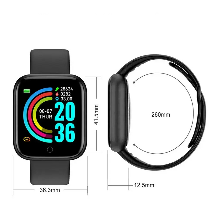 EvoSync - Smart Watch D20 Unissex