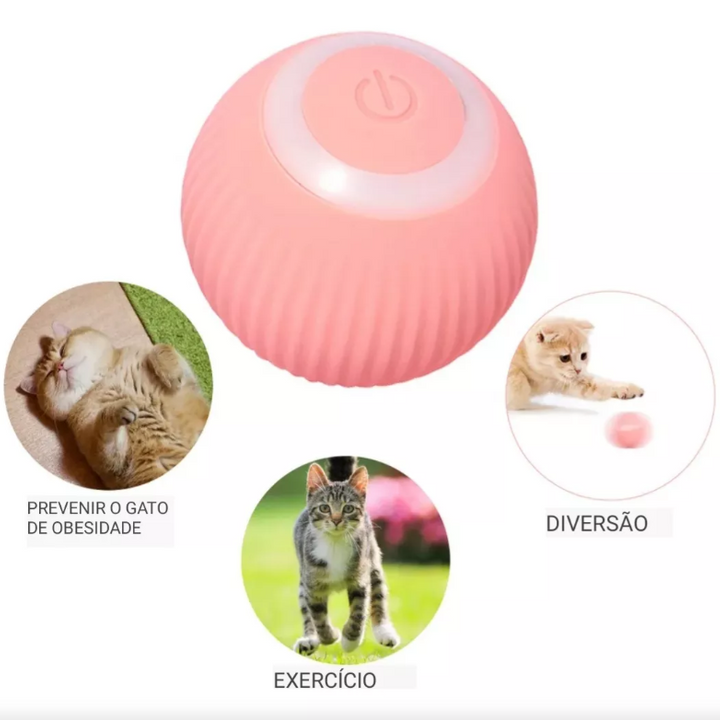 Bola Inteligente Silicone para Gatos