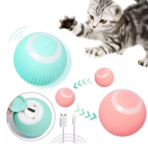 Bola Inteligente Silicone para Gatos