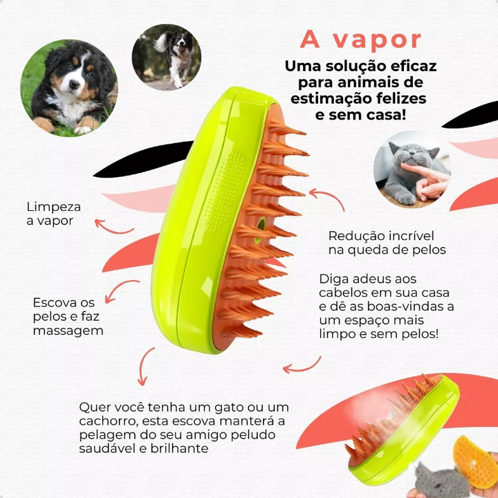 VaporClean - Escova para Pet's