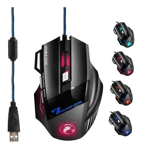 MouzPro - Mouse Gamer X7 3200DPI USB